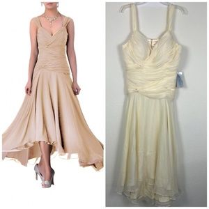 NEW Adorona Formal Dress Chiffon Pleated Dress AQK